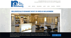 Desktop Screenshot of optik-reinhardt.de